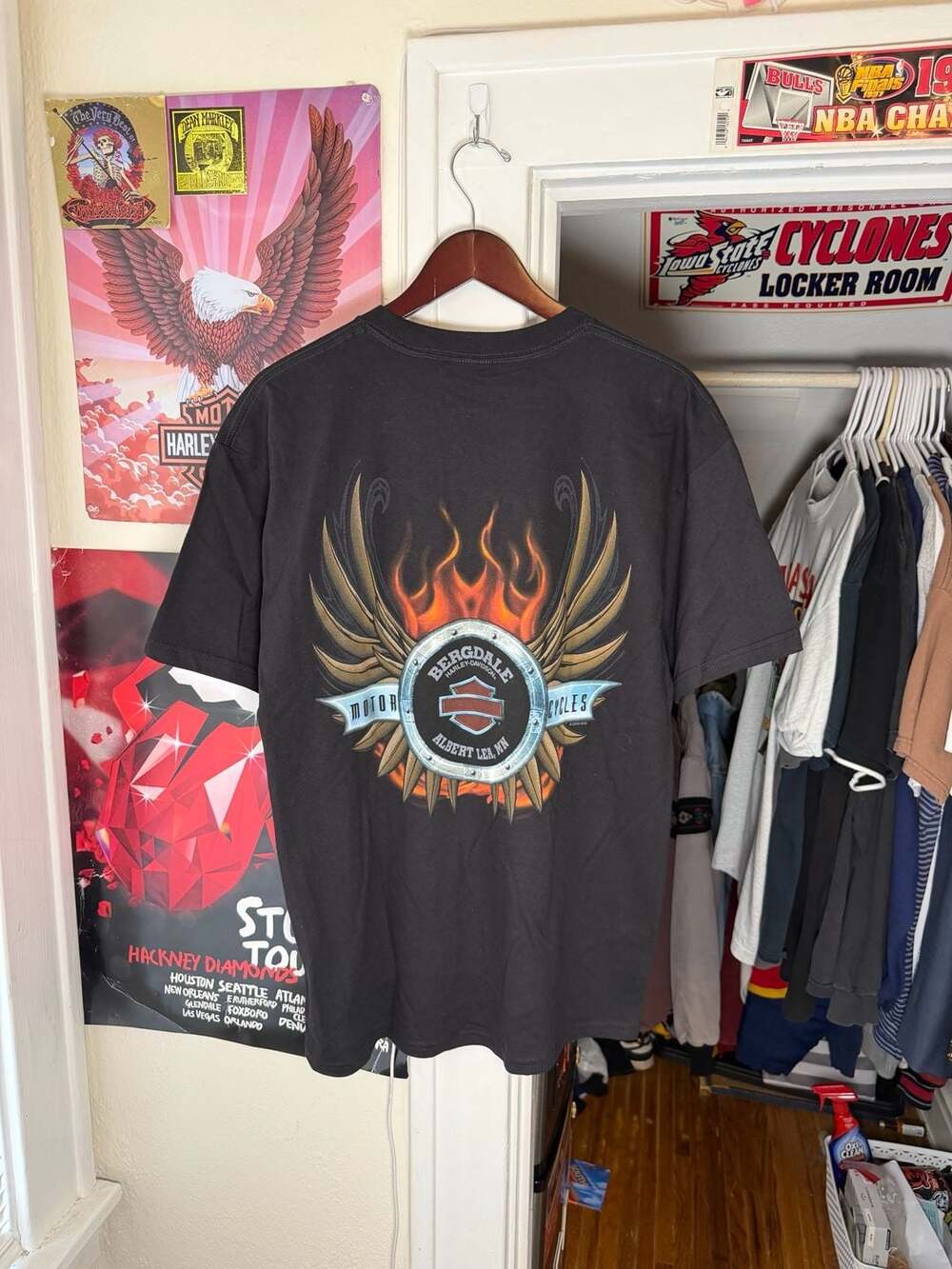 Harley Davidson 'You Either Have One or You Don't' Flame T-Shirt Size L